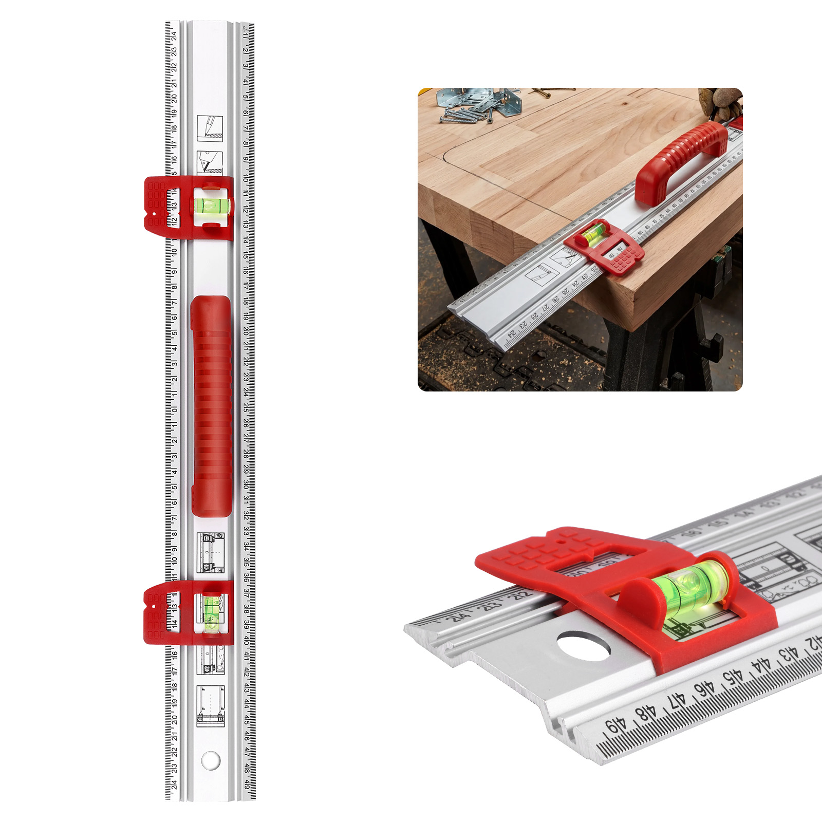 Aluminum Level Ruler Sliding G - Home Improvement Guide ulasan dan harga