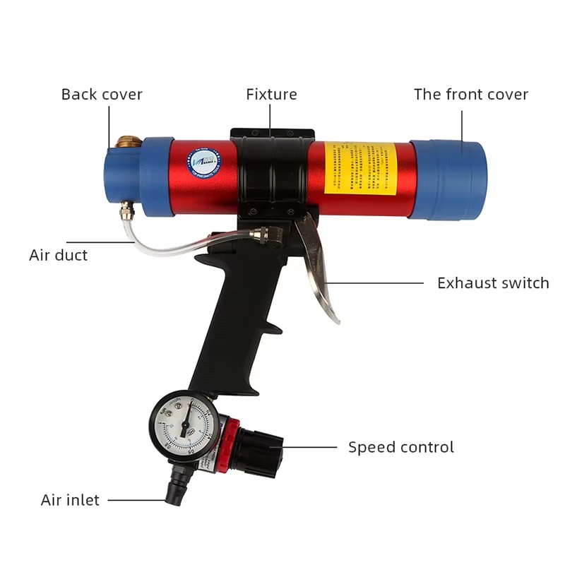 310ML Pneumatic Sealing Gun Pn - Caulking Gun Dispensing ulasan dan harga