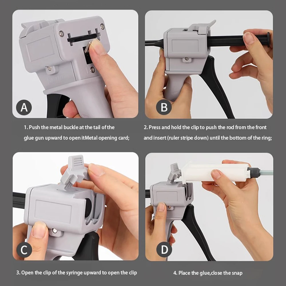 Manual 1:1 2:1 10:1 Glue Gun D - Caulking Gun Dispensing ulasan dan harga