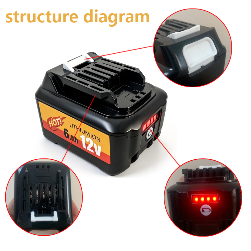 2026 10.8V 12V Max 6.0Ah Li-io - Makita Drill Hp1640 ulasan dan harga