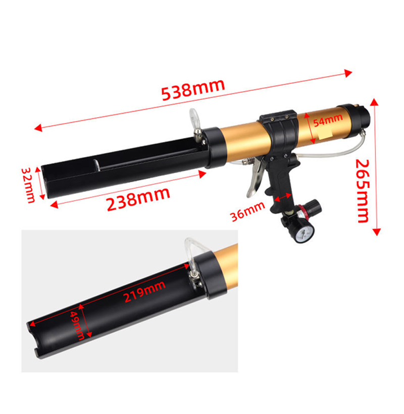 310ml Capacity AIR CARTRIDGE D - Caulking Gun Dispensing ulasan dan harga