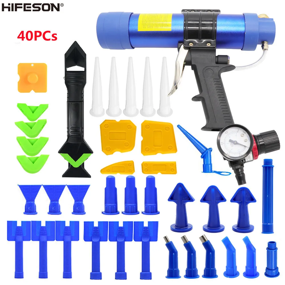 310ML Caulking Gun Pneumatic C - Caulking Gun Dispensing ulasan dan harga